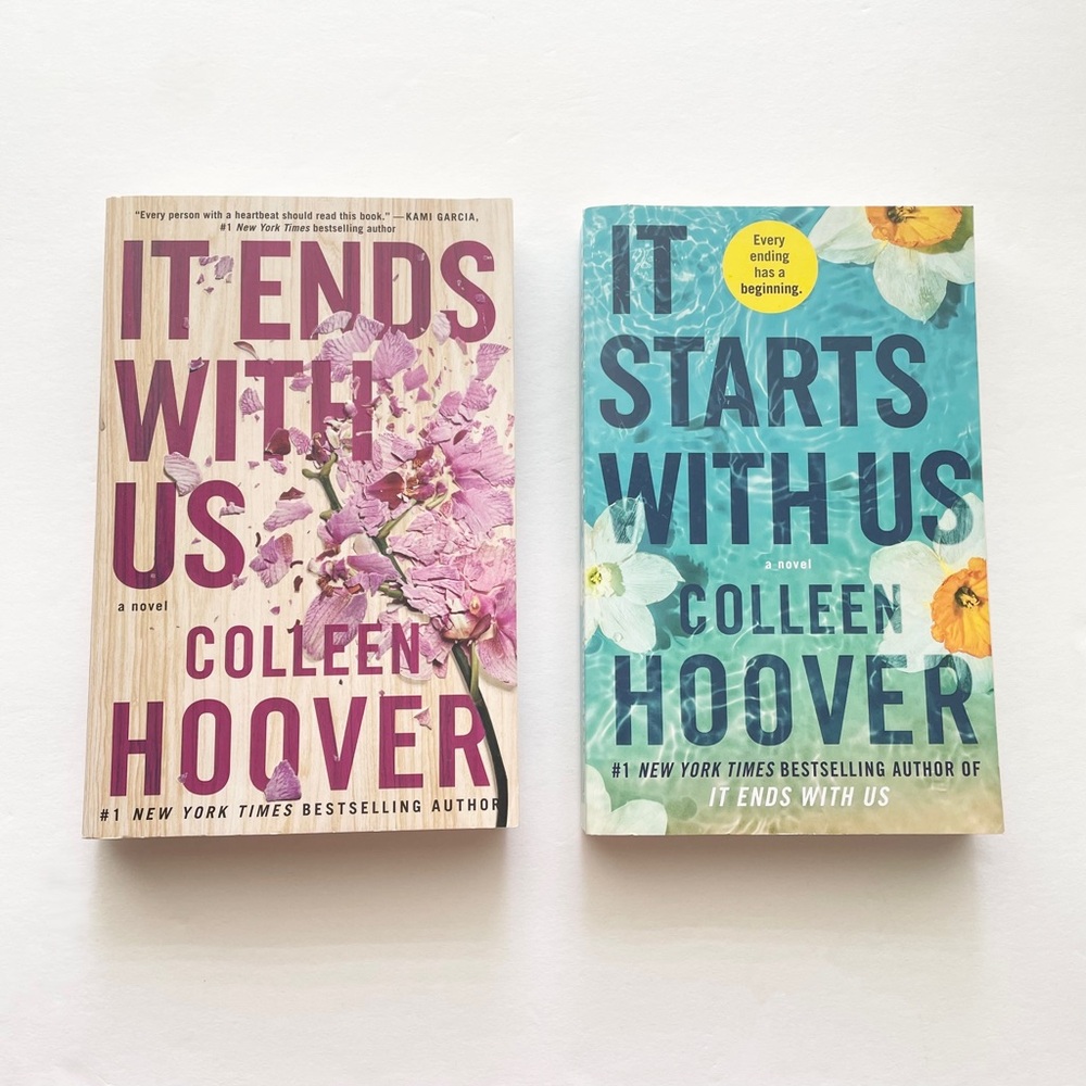Colleen Hoover Book Bundle Set of 2-It Ends With Us, It Starts With Us